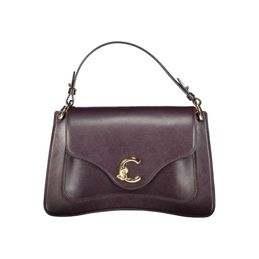 Coccinelle laukku Purple Leather Handbag