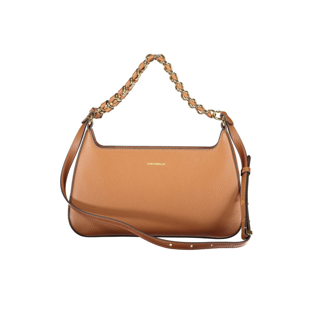 Coccinelle laukku Brown Leather Handbag