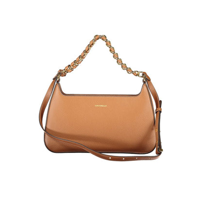 Coccinelle laukku Brown Leather Handbag