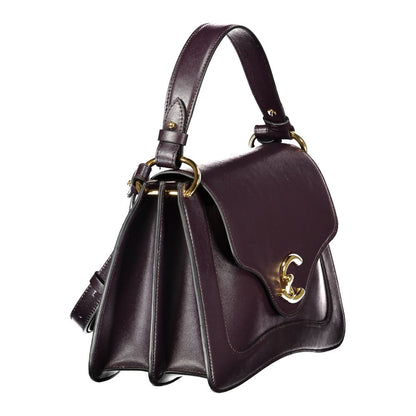 Coccinelle laukku Purple Leather Handbag
