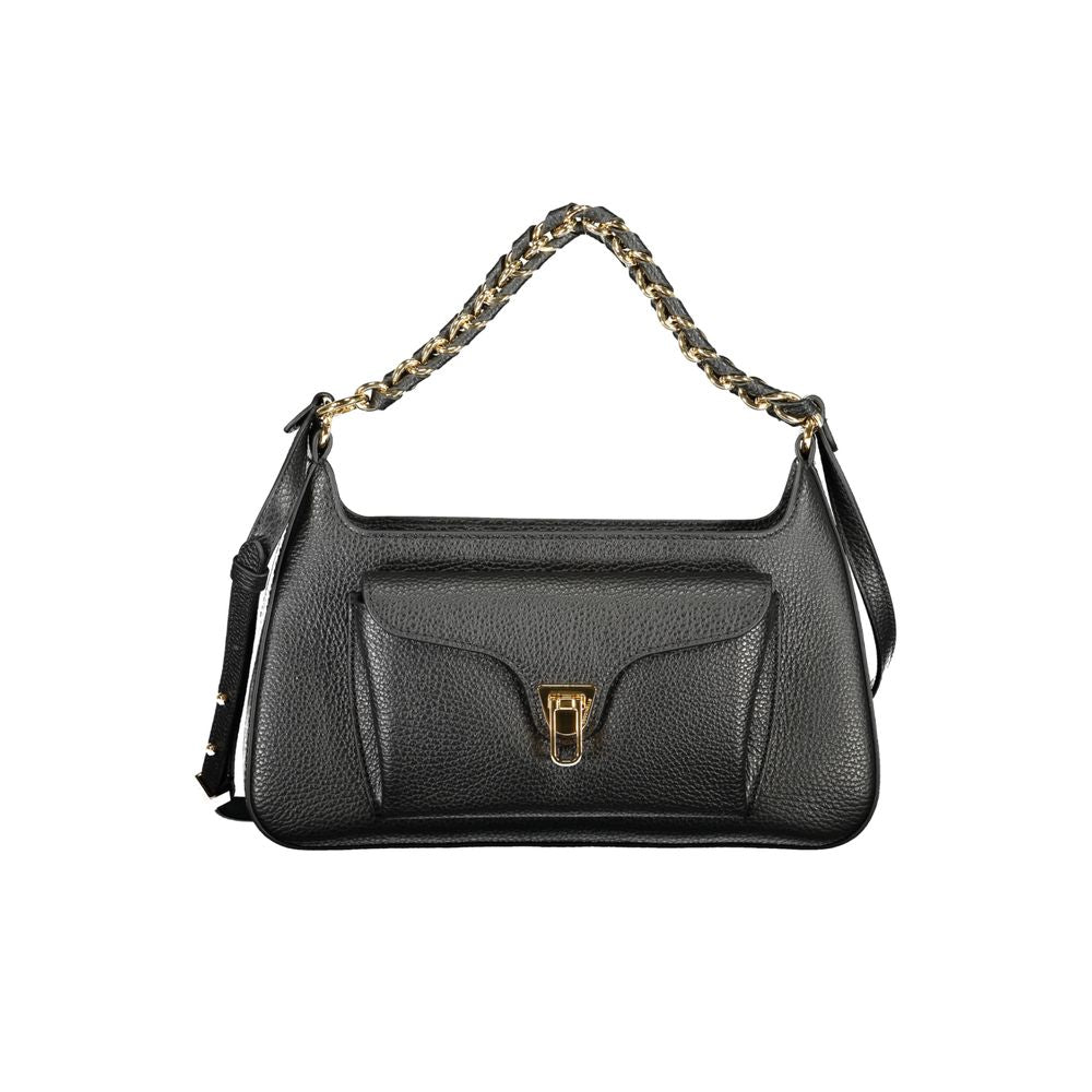 Coccinelle laukku Black Leather Handbag