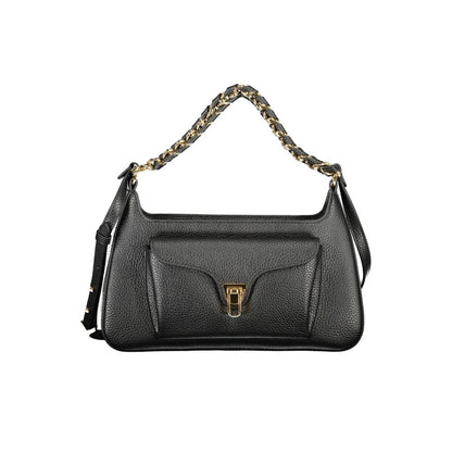 Coccinelle laukku Black Leather Handbag