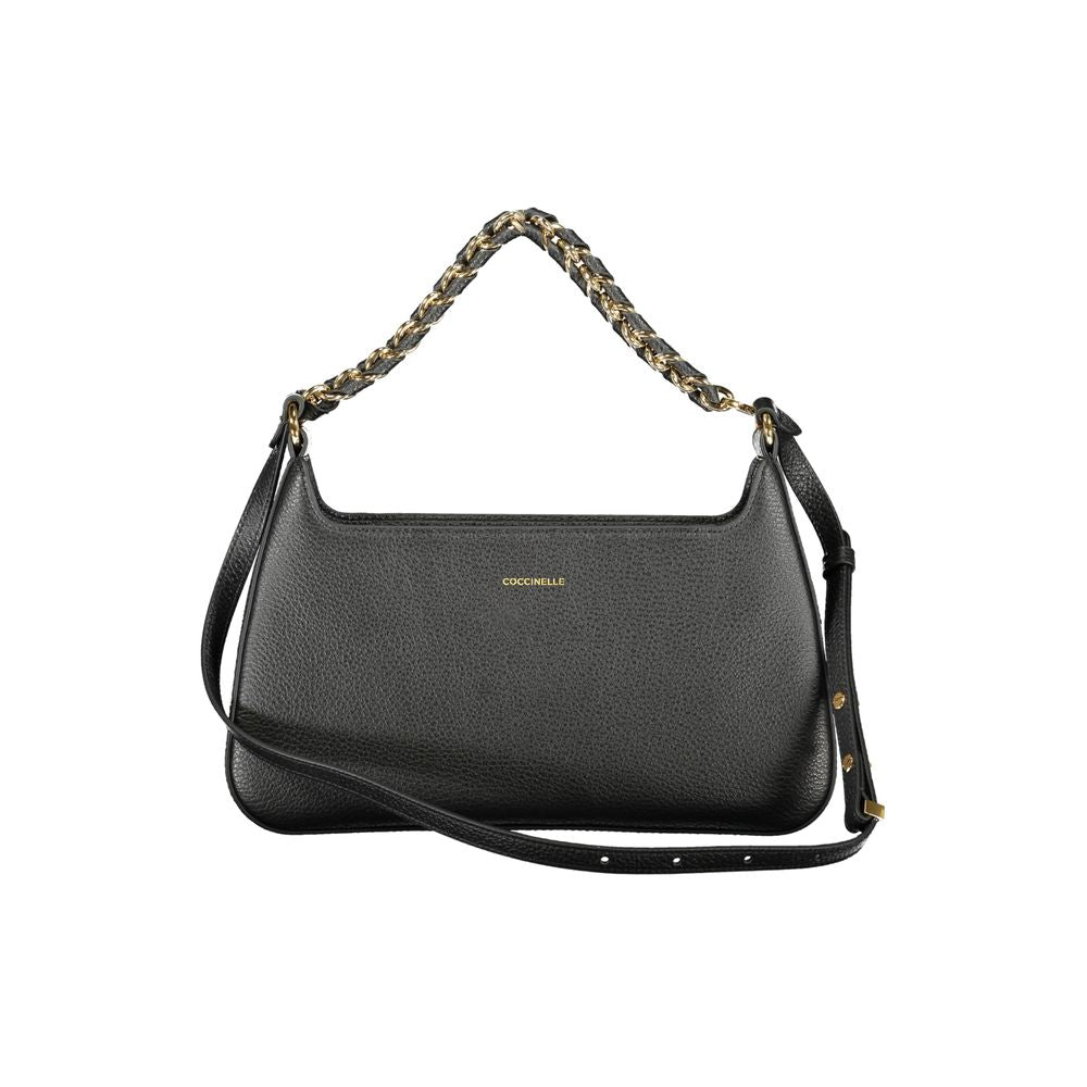 Coccinelle laukku Black Leather Handbag
