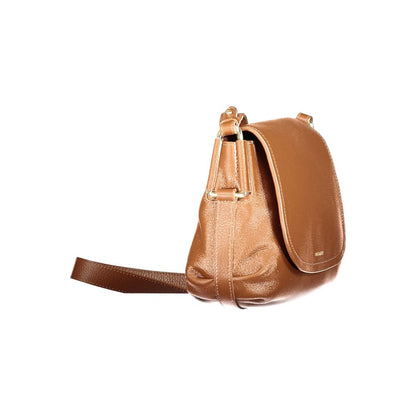 Coccinelle laukku Brown Leather Handbag