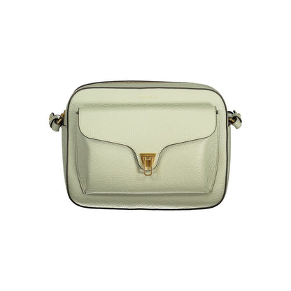 Coccinelle laukku Green Leather Handbag