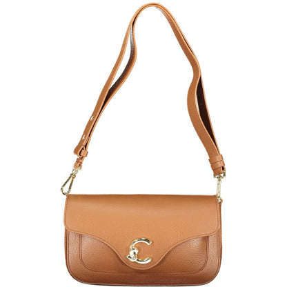 Coccinelle laukku Brown Leather Handbag