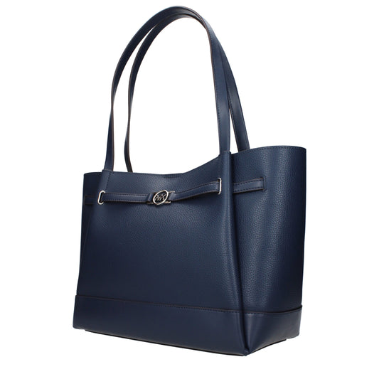 Michael Kors laukku - Blue Leather Shoulder Bag