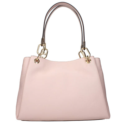 Michael Kors käsilaukku pinkki - Pink Leather Shoulder Ba