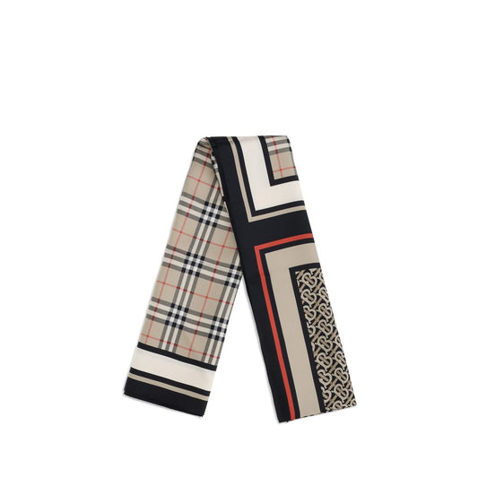 Burberry huivi, silkkihuivi - Print collage silk Scarf