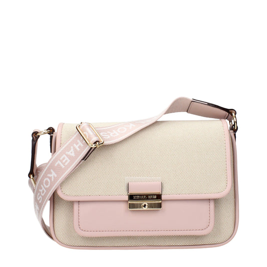Michael Kors laukku - Beige Fabric Crossbody Bag