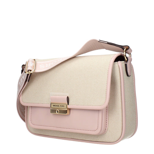 Michael Kors laukku - Beige Fabric Crossbody Bag