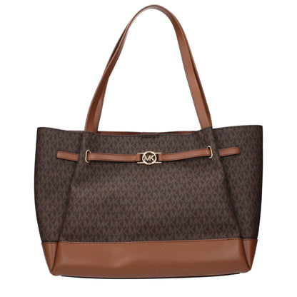 Michael Kors laukku - Brown Fabric Shoulder Bag