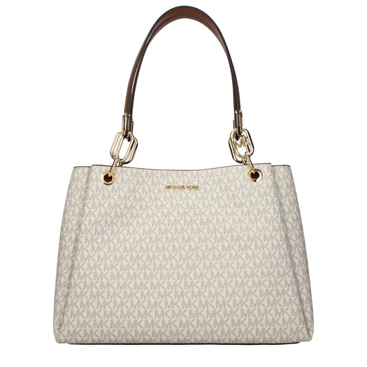 Michael Kors laukku - Beige Fabric Shoulder Bag