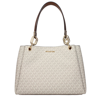 Michael Kors laukku - Beige Fabric Shoulder Bag