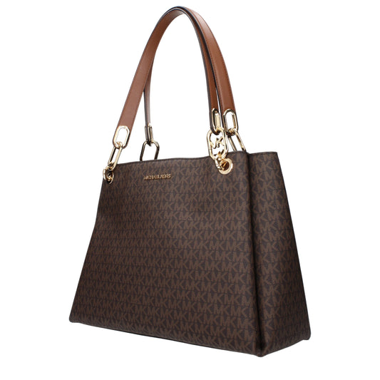 Michael Kors laukku - Brown Fabric Shoulder Bag