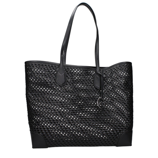 Michael Kors laukku - Black Leather Shoulder Bag