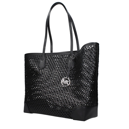 Michael Kors laukku - Black Leather Shoulder Bag