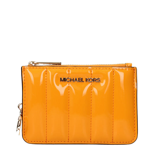Michael Kors lompakko Orange Leather Wallet