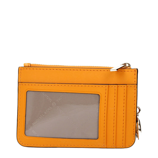 Michael Kors lompakko Orange Leather Wallet