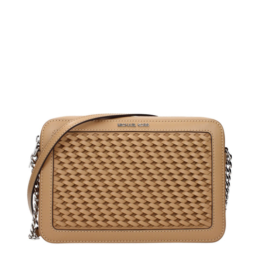 Michael Kors laukku - Brown Leather Crossbody Bag