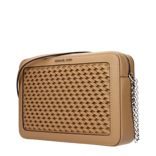 Michael Kors laukku - Brown Leather Crossbody Bag