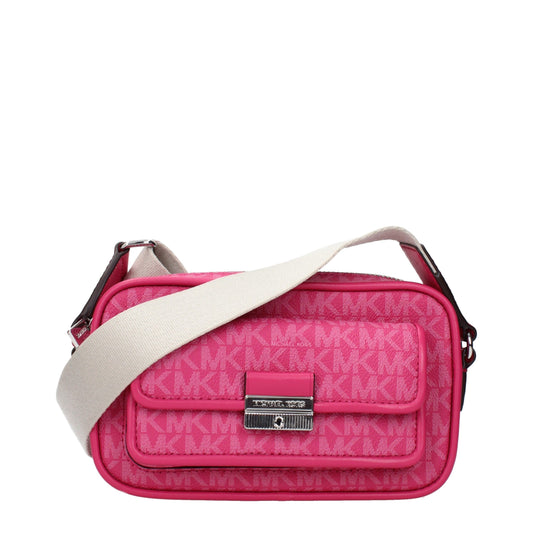 Michael Kors laukku - Pink Fabric Crossbody Bag