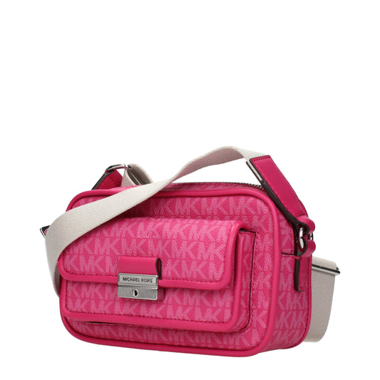 Michael Kors laukku - Pink Fabric Crossbody Bag