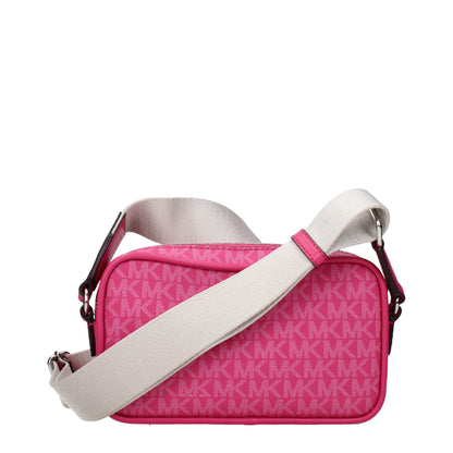 Michael Kors laukku - Pink Fabric Crossbody Bag