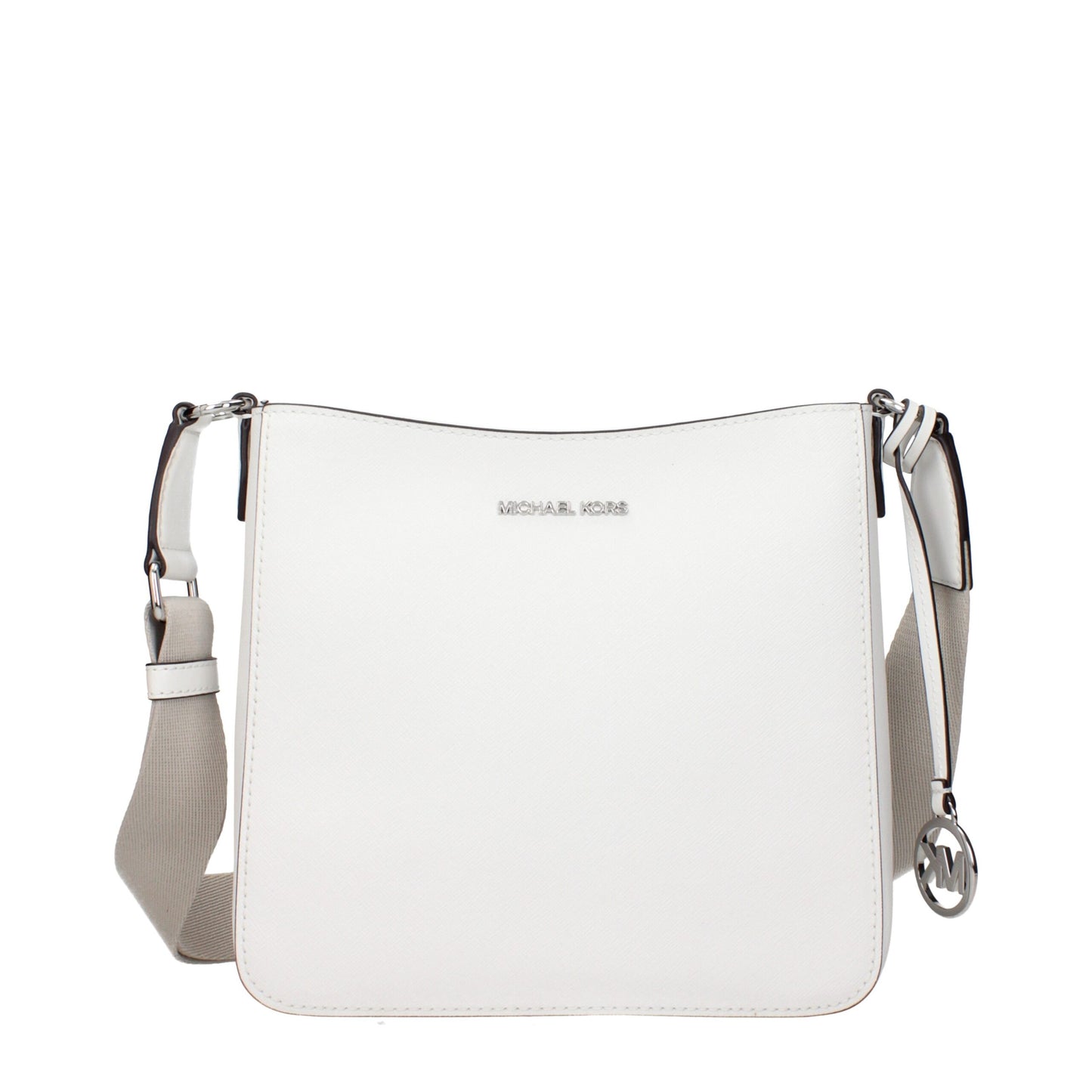 Michael Kors laukku - White Leather Shoulder Bag