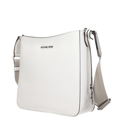 Michael Kors laukku - White Leather Shoulder Bag