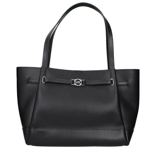 Michael Kors laukku - Black Leather Shoulder Bag