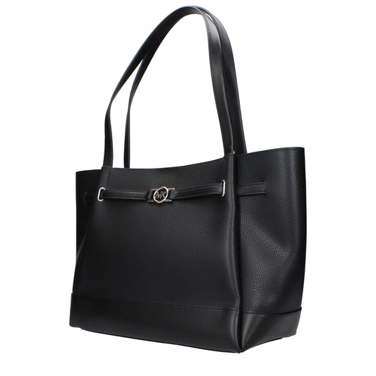 Michael Kors laukku - Black Leather Shoulder Bag
