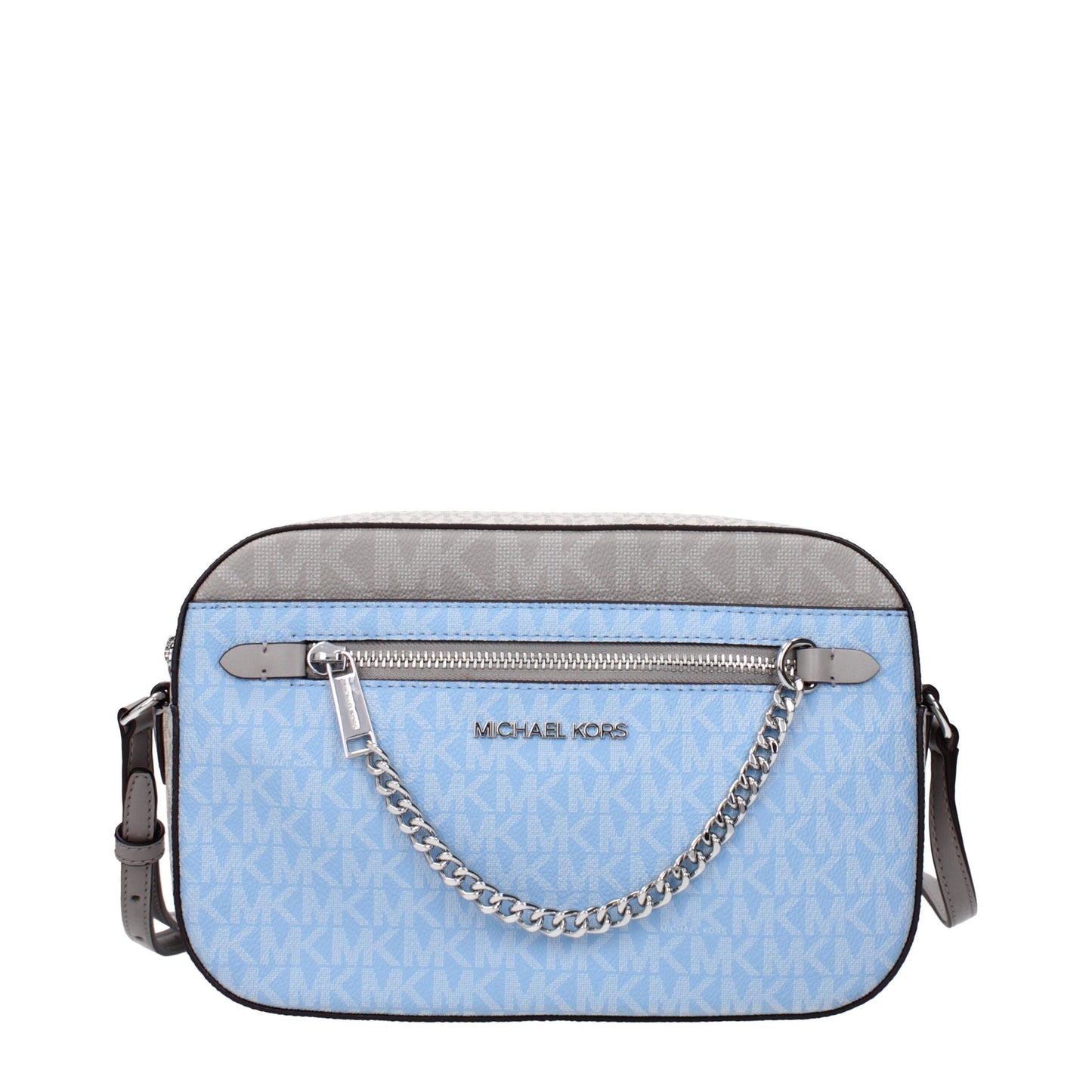 Michael Kors laukku - Light Blue Fabric Crossbody Bag