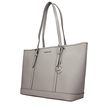 Michael Kors laukku - Gray Leather Shoulder Bag