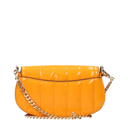Michael Kors laukku - Orange Leather Crossbody Bag