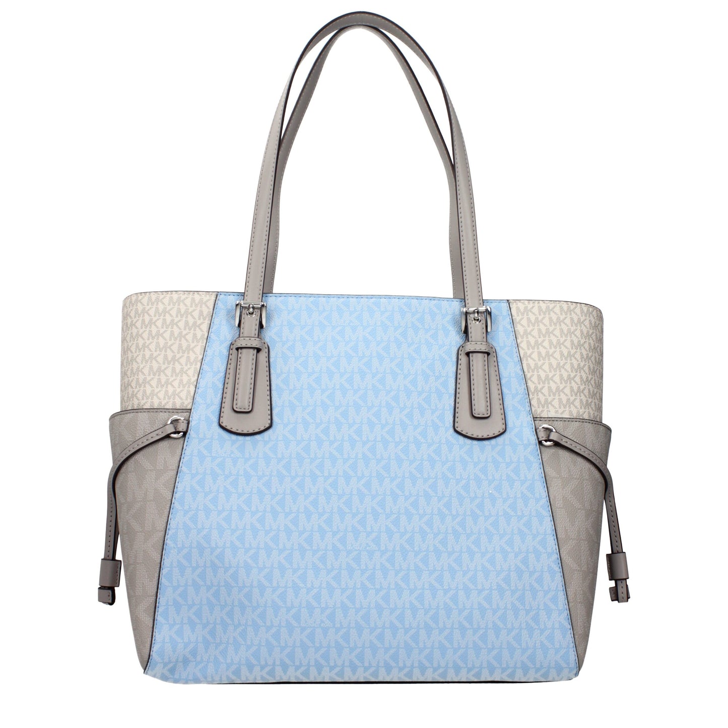 Michael Kors laukku - Light Blue Fabric Shoulder Bag