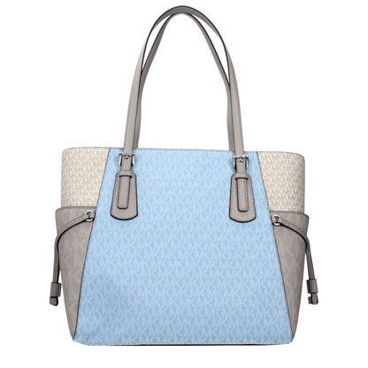 Michael Kors laukku - Light Blue Fabric Shoulder Bag