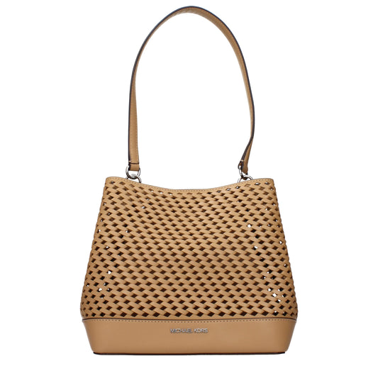 Michael Kors laukku - Brown Leather Shoulder Bag
