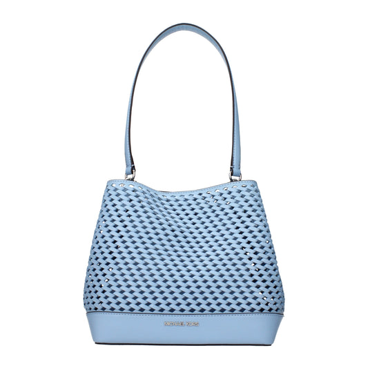Michael Kors laukku Light Blue Leather Shoulder Bag