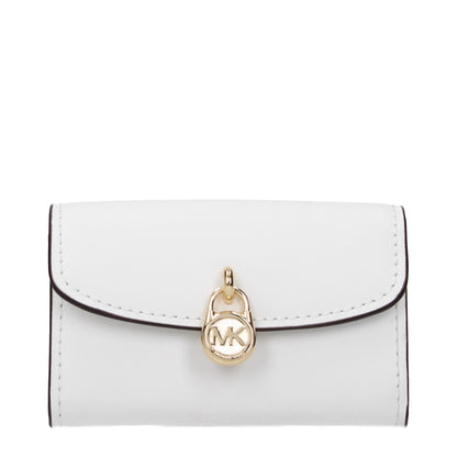 Michael Kors lompakko, nahkaa - White Leather Wallet