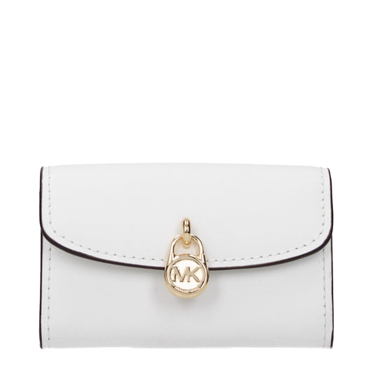 Michael Kors lompakko, nahkaa - White Leather Wallet