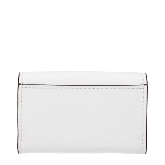 Michael Kors lompakko, nahkaa - White Leather Wallet