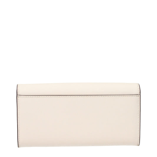 Michael Kors lompakko, nahkaa - Beige Leather Wallet
