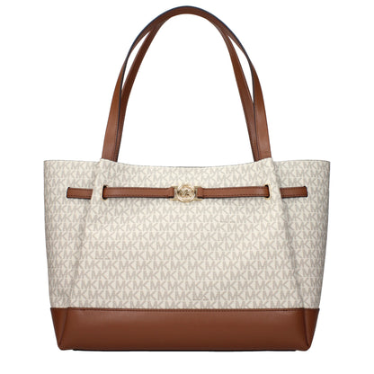 Michael Kors laukku, beige käsilaukku, olkalaukku