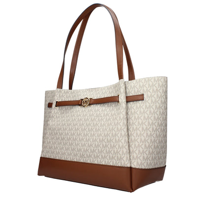 Michael Kors laukku, beige käsilaukku, olkalaukku