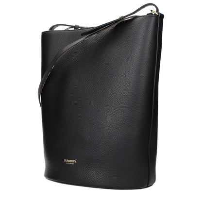 Burberry laukku, Black Leather Handbag