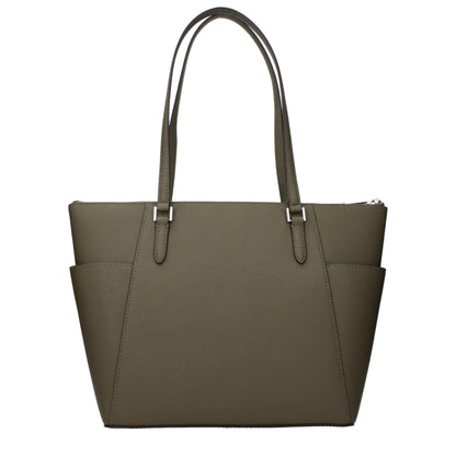Michael Kors laukku, Green Leather Shoulder Bag