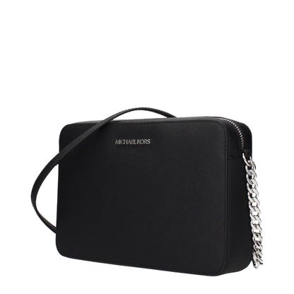Michael Kors crossbody laukku musta, nahkaa