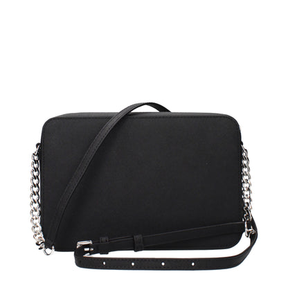 Michael Kors crossbody laukku musta, nahkaa
