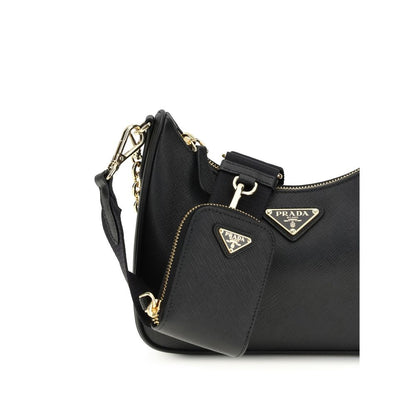 Prada Black Recycled Polyamide Shoulder Bag